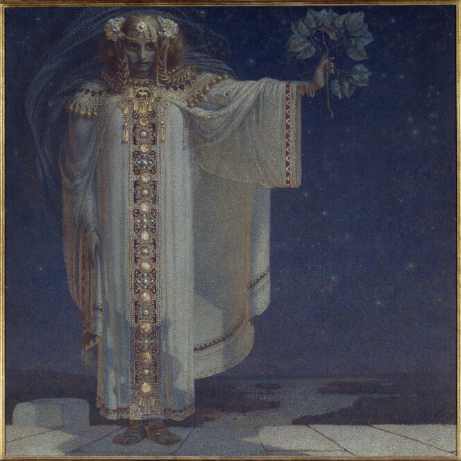 « La Prophétesse Libuse », de Karel Masek, entre 1868-1927, huile sur toile, 193 x 193 cm, Paris, Musée d’Orsay.