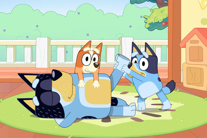 La série d’animation « Bluey ».