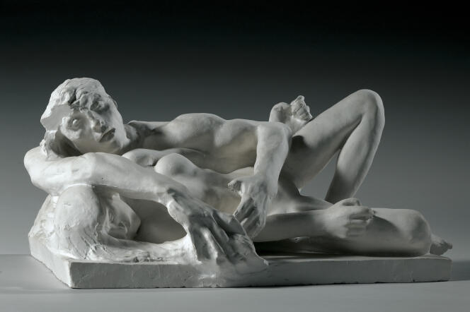 Auguste Rodin, « L’Avarice et la Luxure », dit aussi « Le Jugement dernier », avant 1888, plâtre, 21,2 x 53,2 x 45 cm, Paris, Musée Rodin ©musée Rodin. Photo Christian Baraja.