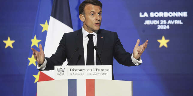 Elections européennes : le discours d’Emmanuel Macron à la Sorbonne décompté comme du temps de parole de son camp