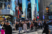 Times Square, à New York, le 7 avril 2024.