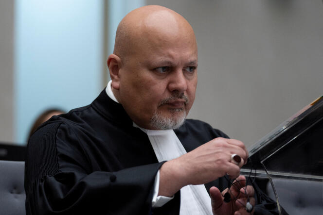 Le procureur Karim Khan à la Cour pénale internationale, La Haye, Pays-Bas, le 26 septembre 2022.
