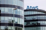 Le siège de la multinationale française des technologies de l’information Atos, à Bezons (Val-d’Oise), le 26 avril 2024.