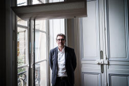 Jean Bassères, administrateur provisoire de la FNSP et de l’IEP de Paris, dans son bureau, à Paris, le 29 avril 2024.