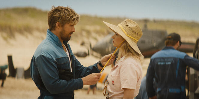 Colt Seavers (Ryan Gosling) et Jody Moreno (Emily Blunt) dans « The Fall Guy », de David Leitch.