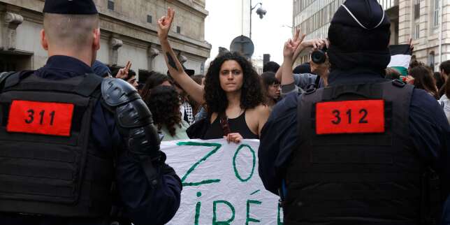 Mobilisations propalestiniennes : à la Sorbonne, intervention de la police pour évacuer les étudiants rassemblés à l’intérieur de l’université