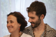 Renée Nader Messora et Joao Salaviza lors du Festival de Cannes, le 23 mai 2023.
