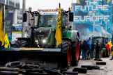 Manifestation d’agriculteurs, à Bruxelles, le 26 février 2024.