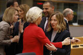 Parlement européen : Ursula von der Leyen n’exclut pas une alliance de la droite avec le groupe de Giorgia Meloni