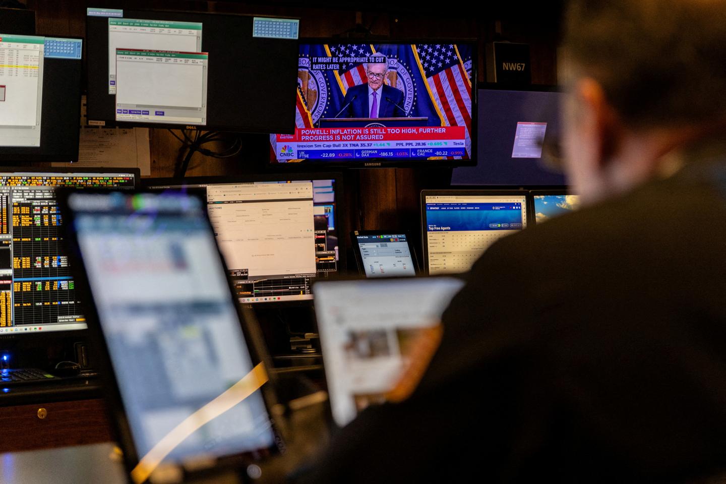 US Fed says interest rates will stay at two-decade high until inflation further cools