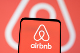 Le logo d’Airbnb.