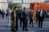 Le secrétaire d’Etat américain Antony Blinken au poste-frontière de Kerem Shalom (Israël), le 1ᵉʳ mai 2024.