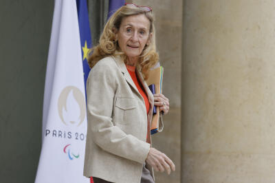 La ministre de l’éducation nationale, Nicole Belloubet, à Paris, le 24 avril 2024.