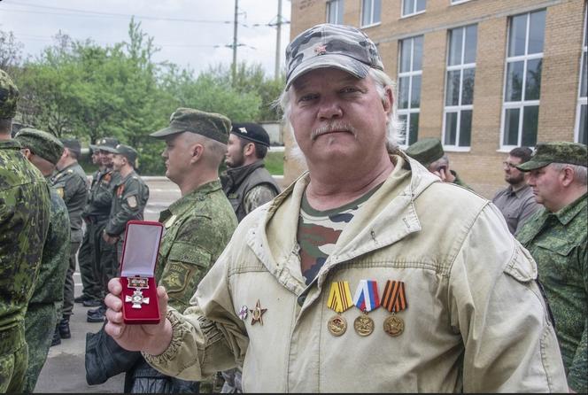 Le soldat prorusse Russel Bentley, sur une photo postée sur le réseau social X, le 4 avril 2024.