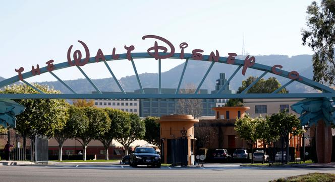 Entrée du siège social de Walt Disney à Burbank, Californie, le 5 février 2014.