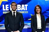 Elections européennes 2024 : Valérie Hayer ne parvient pas à s’imposer face à un Jordan Bardella moqueur, lors de leur premier débat