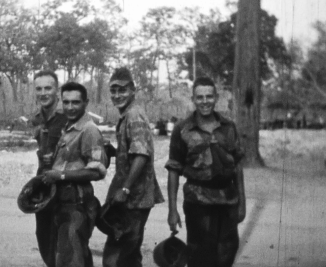 Des soldats français à Dien Bien Phu (Vietnam). Image extraite du documentaire « Les Fantômes du Tonkin », de Patrick Jeudy.