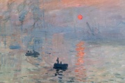 Claude Monet : « Impression, soleil levant » , 1872 - huile sur toile.