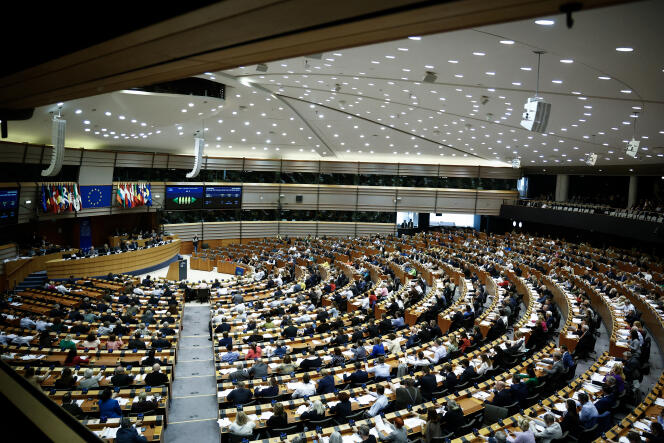 The European Parliament, Brussels, April 11, 2024.