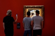 « L’Origine du monde », de Gustave Courbet, au Musée d’Orsay, en juin 2020.