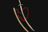 Le sabre de l’émir Abdelkader conservé au château de l’Empéri, à Salon-de-Provence (Bouches-du-Rhône).