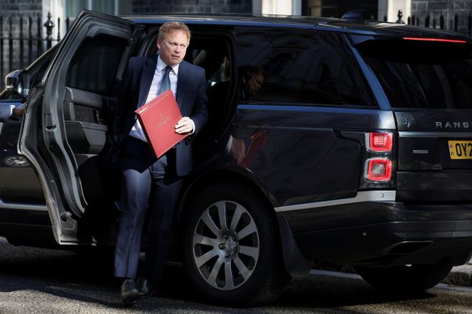 Le secrétaire d'État britannique à la Défense Grant Shapps assiste à la réunion hebdomadaire du cabinet à Downing Street à Londres le 7 mai 2024. 