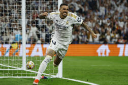 Joselu, entré en jeu en deuxième période, a marqué un doublé pour redonner l’avantage au Real Madrid en toute fin de match contre le Byern. 