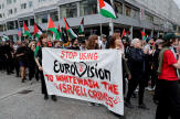 L’Eurovision en Suède, au milieu des manifestations en soutien au peuple palestinien ou à Israël