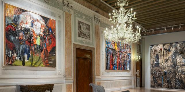A la Biennale de Venise, Jim Dine vient se « mesurer » au somptueux Palazzo Rocca Contarini Corfu