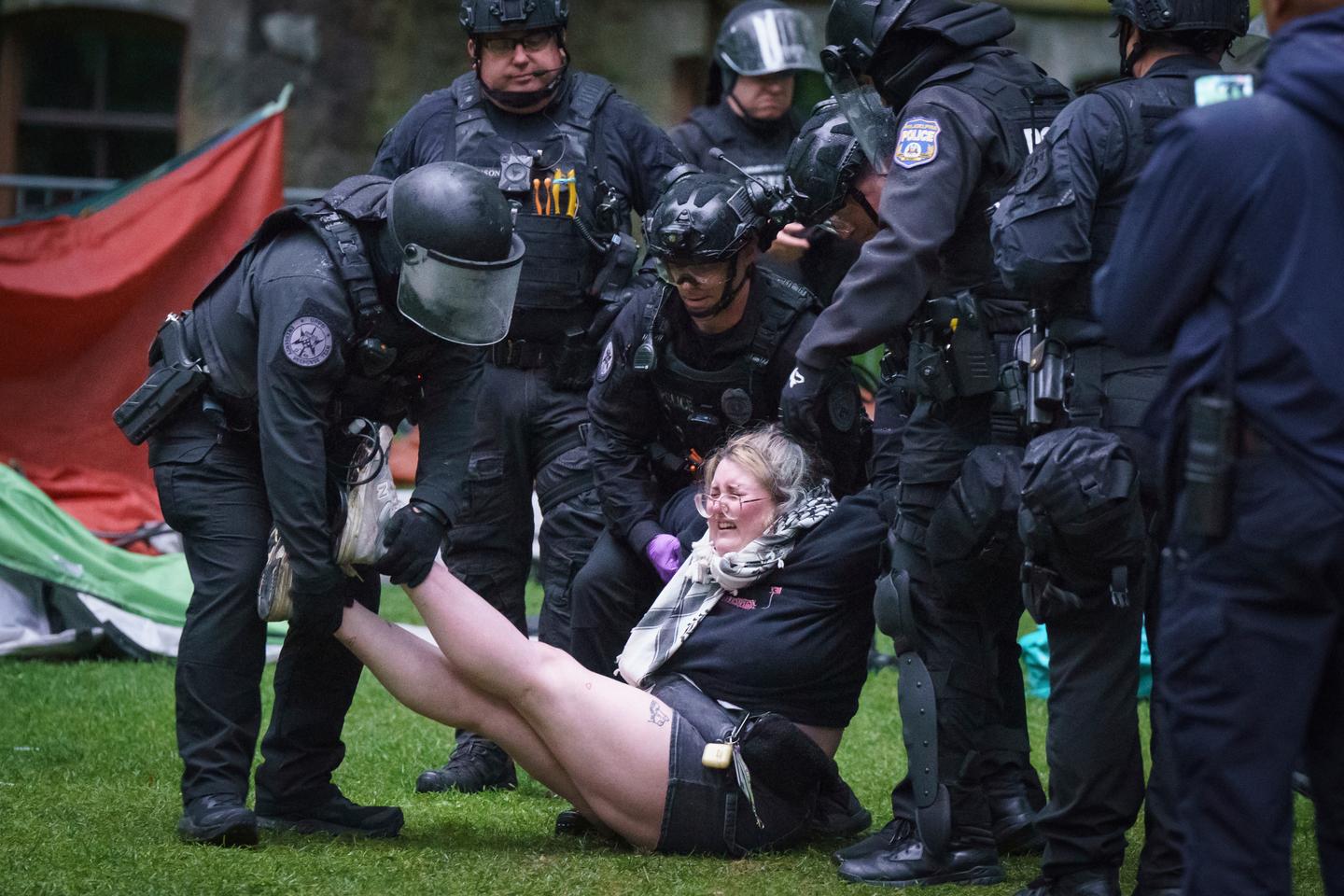 In the US, police arrest dozens as they break up pro-Palestinian protests in universities
