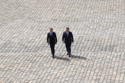 Emmanuel Macron et Xi Jinping à Paris, le 6 mai 2024. 