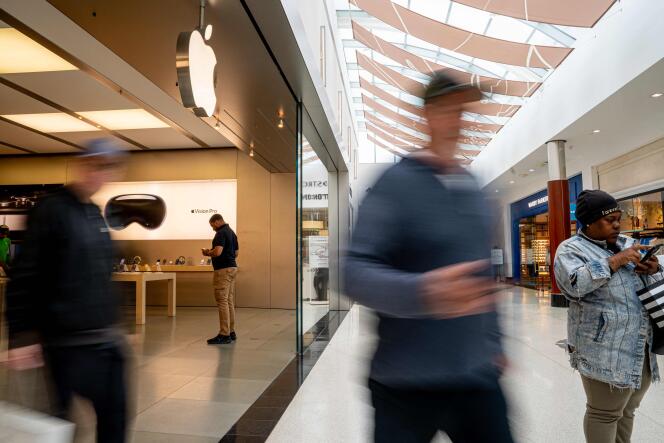 La boutique Apple de Towson (Maryland), le 10 mai 2024.