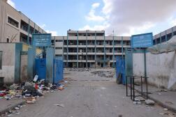 Une école de l’ONU à Rafah, déserte, le 12 mai 2024.