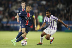 Lors du match de Ligue 1 entre le PSG et Toulouse, au Parc des Princes, le 12 mai 2024.