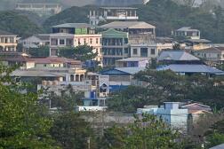 La ville de Myawaddy, centre névralgique de la criminalité numérique en Birmanie, le 11 avril 2024.