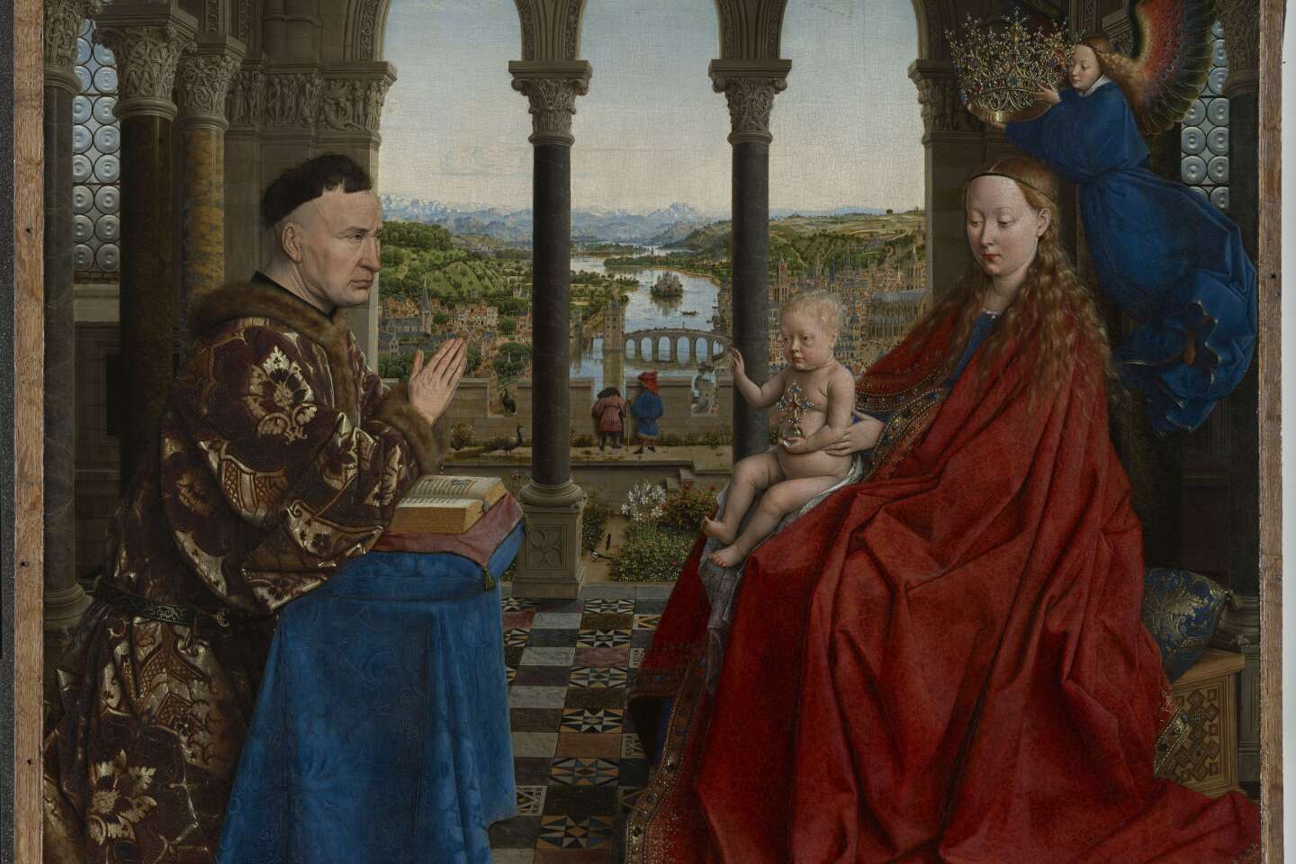Regarder la vidéo « La Vierge du chancelier Rolin », la résurrection d’un Van Eyck au Louvre