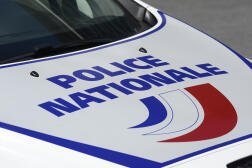 Véhicule de police, France Utilisation éditoriale uniquement, nous contacter pour toute autre utilisation