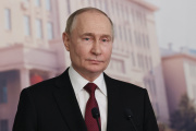 Russian President Vladimir Putin attends a press conference in Harbin, China, May 17, 2024. 