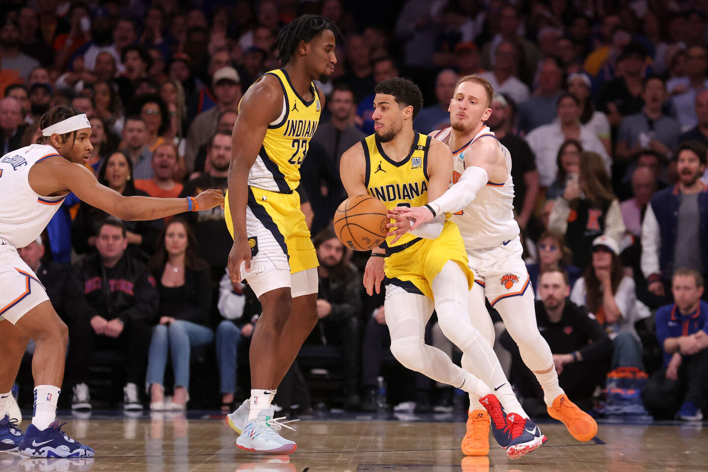 Regarder la vidéo NBA : les Pacers dominent les Knicks et se qualifient pour la finale de la conférence Est