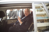 Jean-Claude Gaudin, alors maire sortant, lors du second tour des élections municipales à Marseille, le 30 mars 2014.