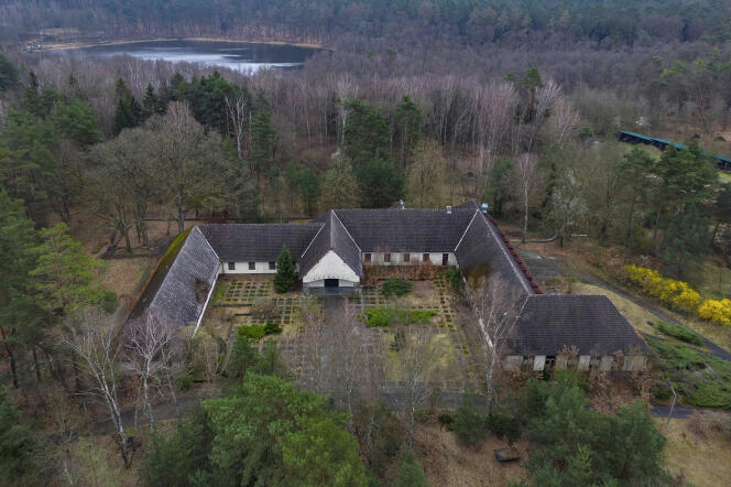 The former villa of Hitler's propaganda minister Joseph Goebbels, with its 17-hectare wooded park and 70 rooms, now sits empty.