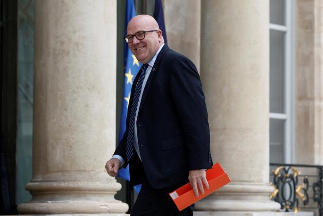 Bruno Bonnell, secrétaire général pour l’investissement chargé de France 2030, arrive à l’Elysée, à Paris, le 8 novembre 2022.