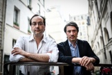 Gédéon et Jules Naudet, à Paris, en mai 2018.
