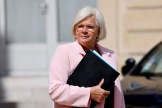 La ministre du travail, de la santé et des solidarités, Catherine Vautrin, le 21 mai 2024 au Palais de l’Elysée, à Paris.