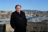 Gérard Depardieu à Marseille, en février 2018.