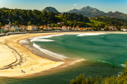 La plage Santa Marina, à Ribadesella, dans les Asturies.