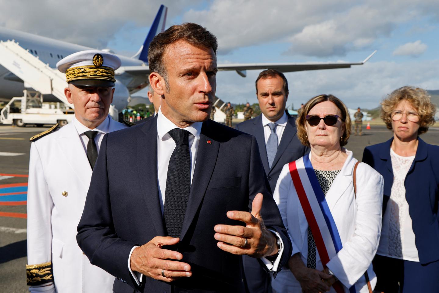 In riot-hit New Caledonia, Macron says priority is return to calm amid unrest