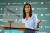 Nikki Haley, au Hudson Institute, à Washington, le 22 mai 2024.