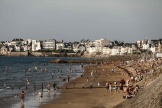 La plage de Saint-Malo, en juillet 2022.
