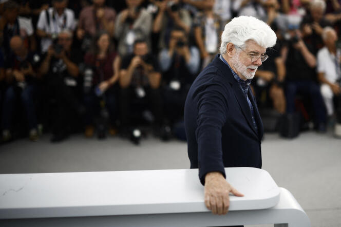George Lucas, à Cannes, le 24 mai 2024. 
